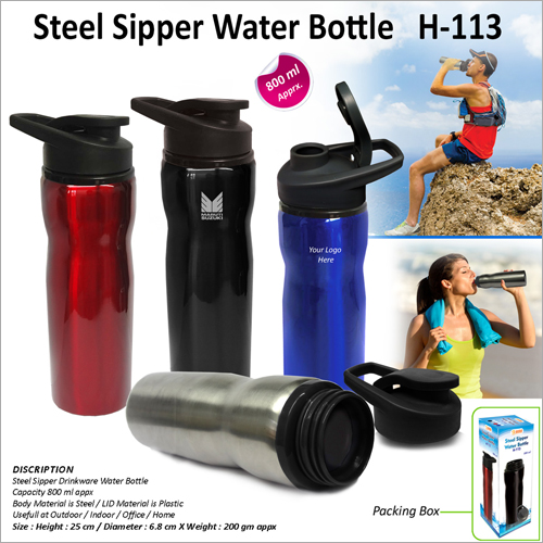 Steel Sipper Water Bottle H 113