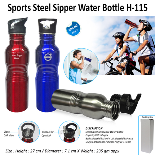 Steel Sipper Water Bottle H 115