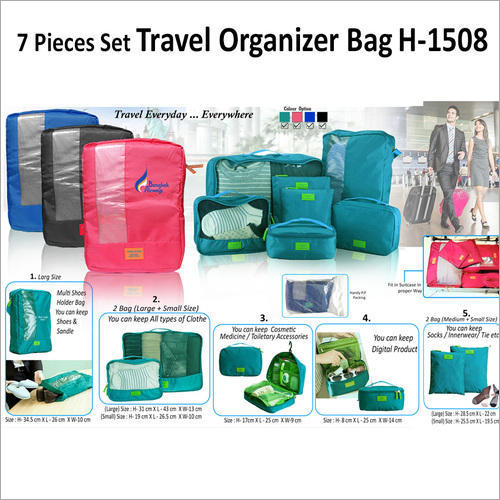 Pieces Travel Organizer Bag H-1508