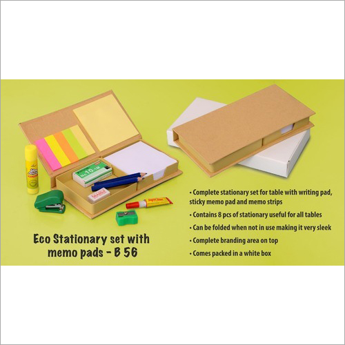 Eco Stationary Set with Memo Pads