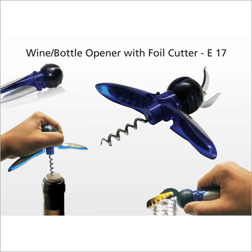 E17 – Wine Opener / Bottle Opener with Foil Cutter