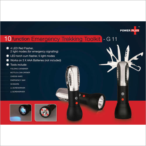 G11 – Power Plus Emergency Trekking Toolkit (9 Function)