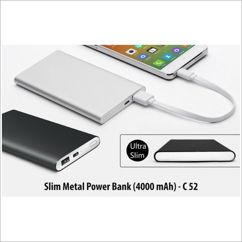 Slim Metal Power Bank (4000 Mah) C-52