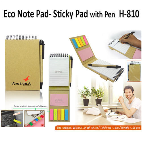 Eco Cube Sticky Memo Pad With Stationery Holder – H – 810