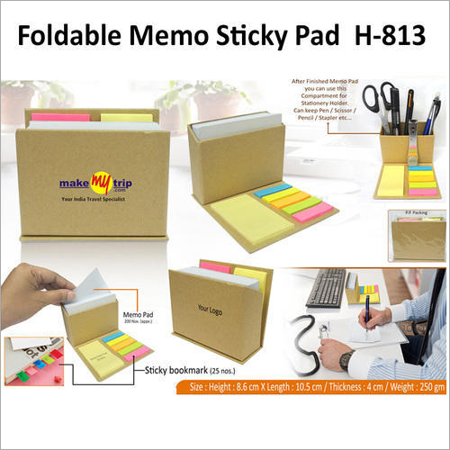 Foldable Memo Sticky Pad – H – 813